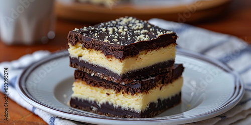 Wallpaper Mural Nanaimo bars on the table Torontodigital.ca