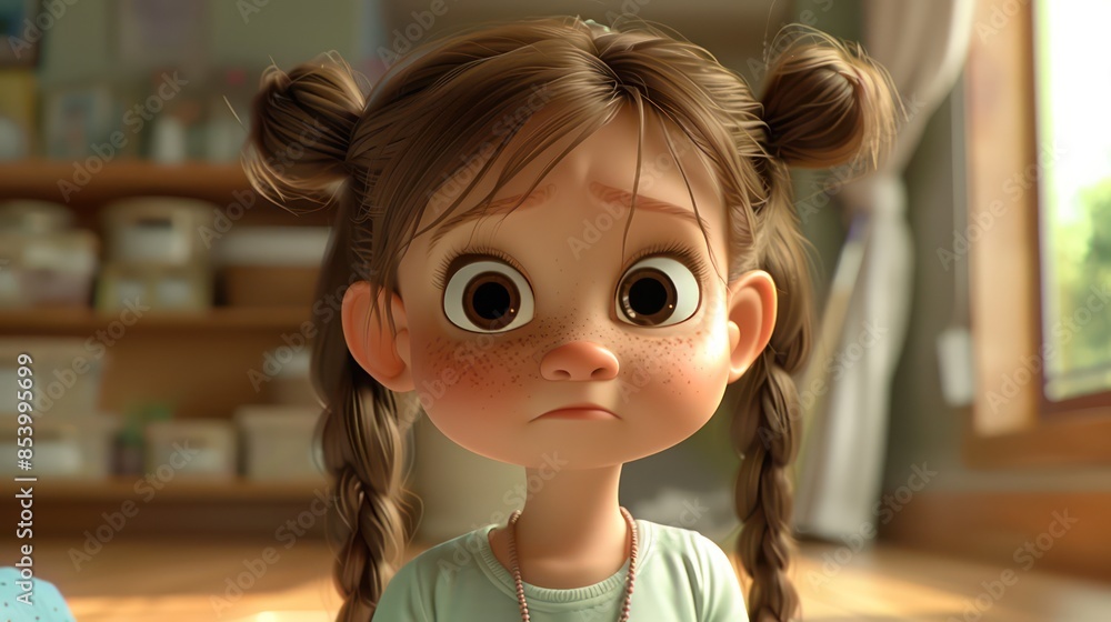 animation of little girl animation of little girl