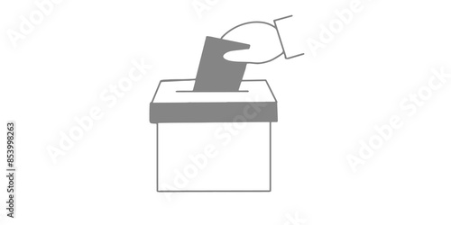 voting ballot box icon
