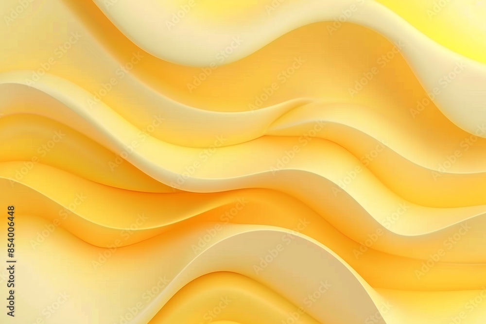 Obraz premium Abstract yellow wavy pattern background