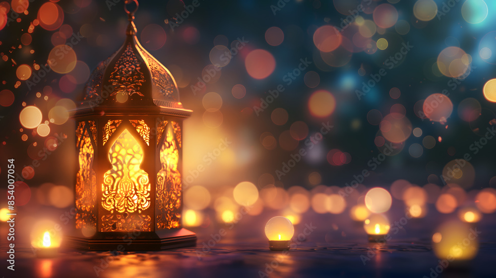 Enchanting Golden Lantern with Ornate Patterns Shining Brightly Enchanting Golden Lantern with Ornate Patterns Shining Brightly