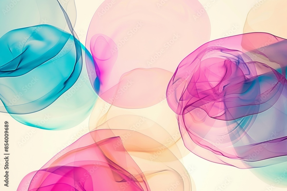 Abstract colorful smoke waves on a light background Abstract colorful smoke waves on a light background