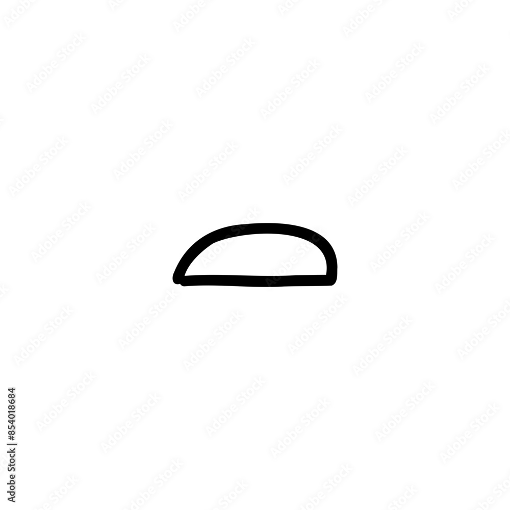 Half-circle hand-drawn line. Suitable use for design, decoration, apparel, infographics, scrapbooks, yearbooks, children, kids inspiration and more Half-circle hand-drawn line. Suitable use for design, decoration, apparel, infographics, scrapbooks, yearbooks, children, kids inspiration and more