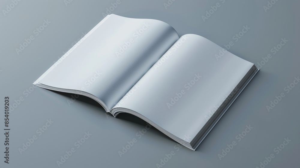 Catalog magazine and book template with subtle shadows customizable for your design Catalog magazine and book template with subtle shadows customizable for your design