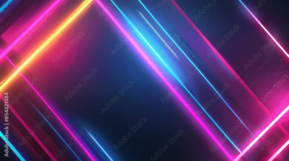 Neon Lines Abstract Background Neon Lines Abstract Background