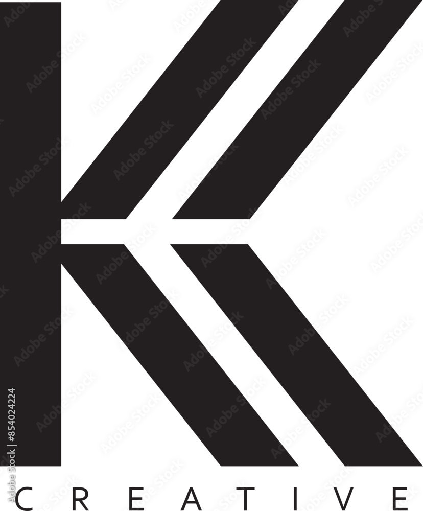K letter modern vector logo K letter modern vector logo