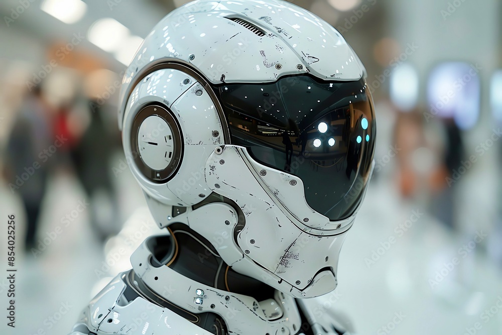 Robotic Companion A detailed robot companion with humanlike features and advanced technology Robotic Companion A detailed robot companion with humanlike features and advanced technology