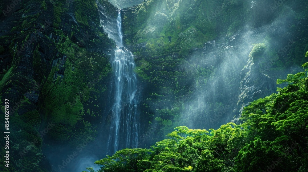Rainbow Falls, Iao Needle State Park, Hawaii, USA Rainbow Falls, Iao Needle State Park, Hawaii, USA