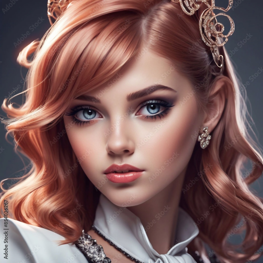 Fototapeta premium Portrait einer jungen Frau