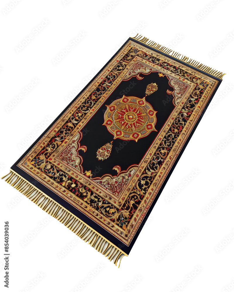 PNG of islamic prayer rug, detailed patterns PNG of islamic prayer rug, detailed patterns