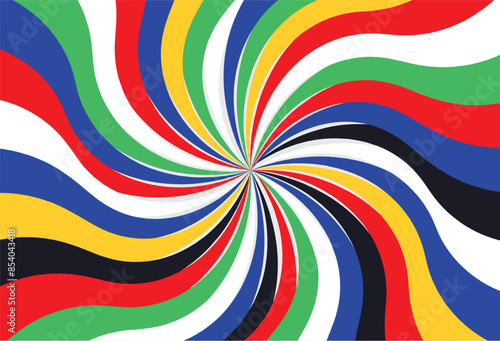 Vector background logo of the UEFA EURO Cup. European Football Championship pattern.