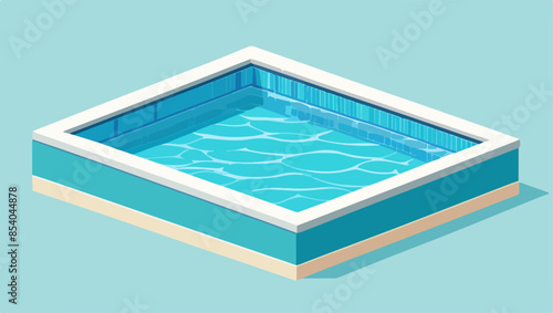 3D isometric pool design