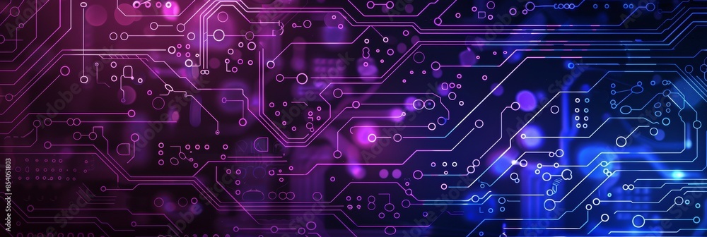 Futuristic blue and purple circuit design backdrop Futuristic blue and purple circuit design backdrop