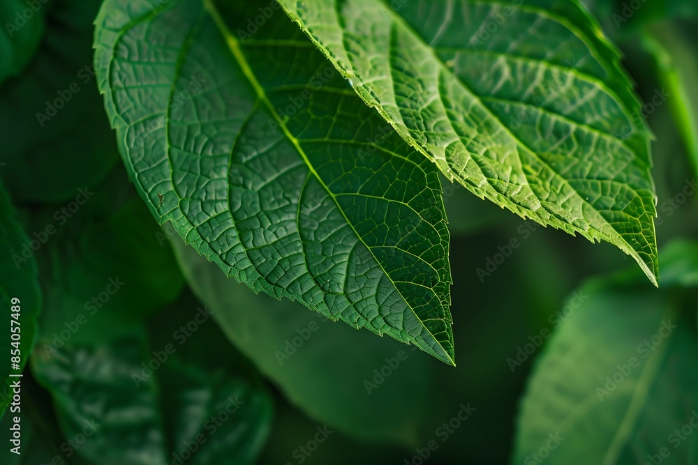 Green leaf texture for background Green leaf texture for background