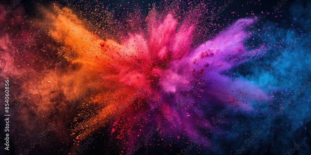 © Ashalina - A colorful explosion of confetti with a blue and pink swirl. Generate AI image © Ashalina - A colorful explosion of confetti with a blue and pink swirl. Generate AI image