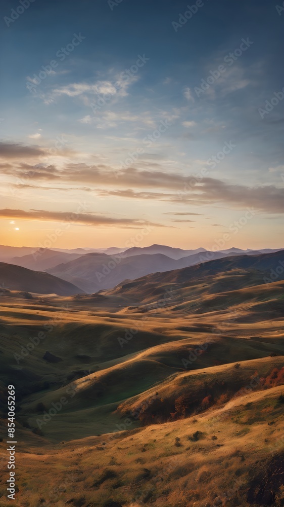 Naklejka premium landscape mountains