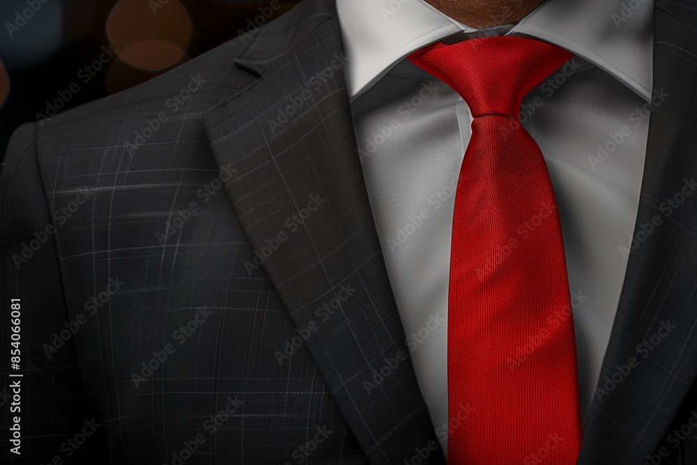 Modern Elegant Man Suit with Necktie Modern Elegant Man Suit with Necktie
