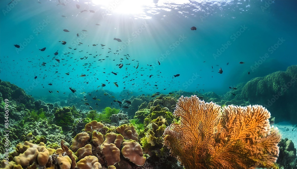 Fototapeta premium Coral reef underwater