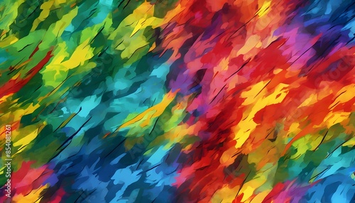 camouflage rainbow background, modern texture photo