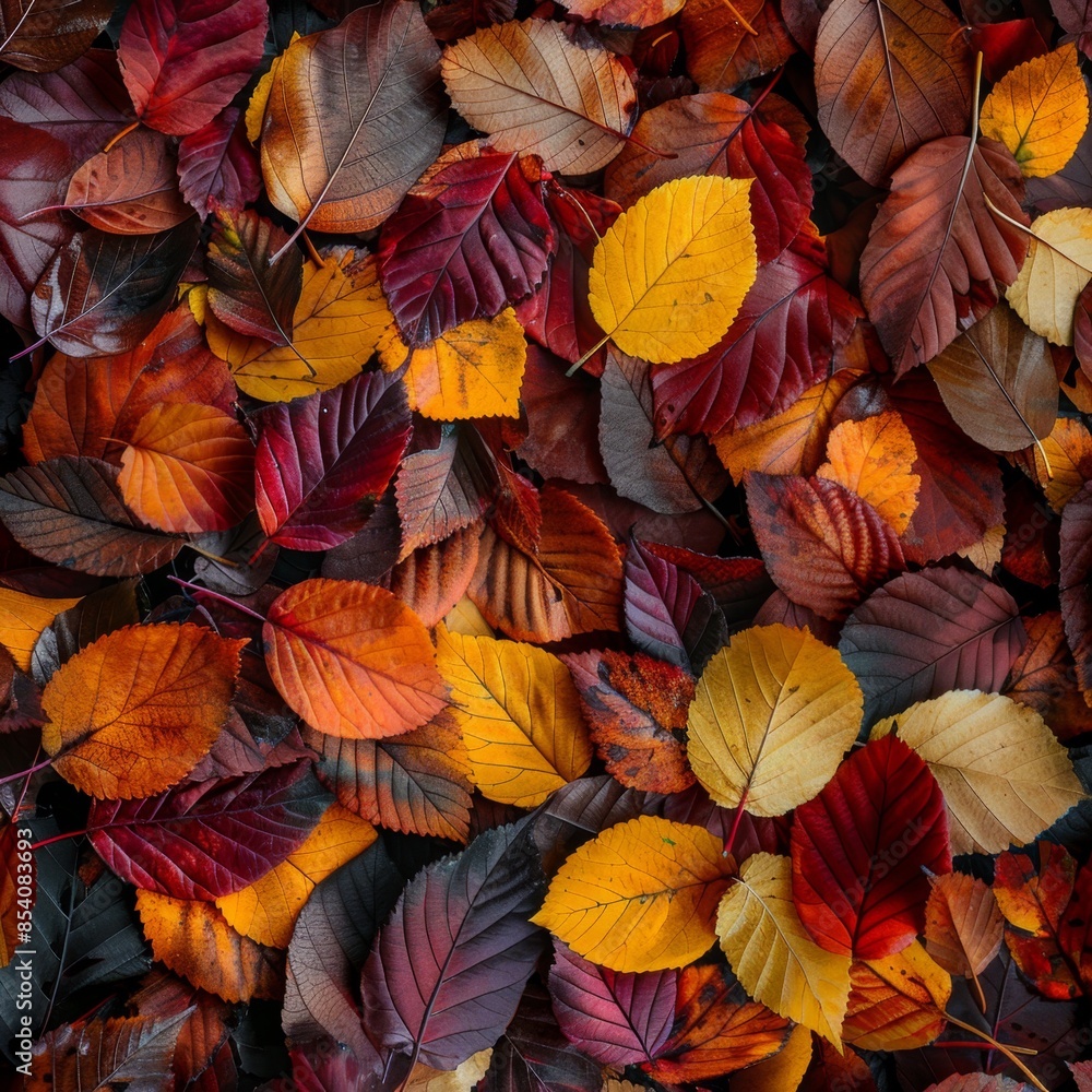Autumn Leaf Texture Background, Colored Autumn Tree Leaves Pattern, Red Orange Foliage Banner, Fall Leaf Autumn Leaf Texture Background, Colored Autumn Tree Leaves Pattern, Red Orange Foliage Banner, Fall Leaf