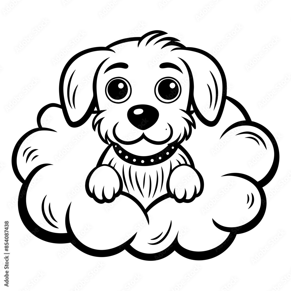 Cartoon Canines: A Whimsical Dog Illustration Cartoon Canines: A Whimsical Dog Illustration