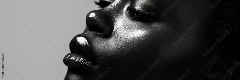 Beautiful black woman with perfect skin Beautiful black woman with perfect skin