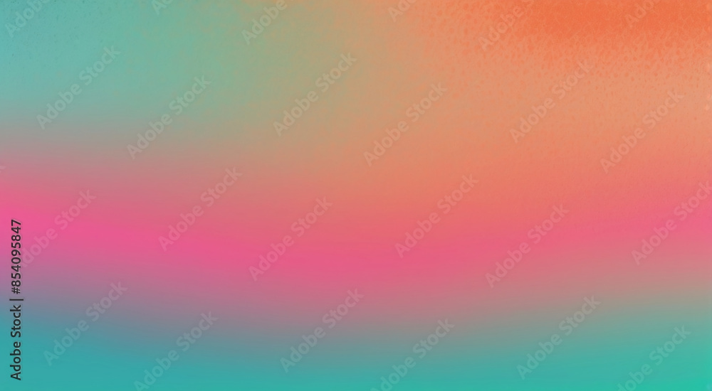 Orange teal green pink abstract grainy gradient background noise texture effect summer poster design Orange teal green pink abstract grainy gradient background noise texture effect summer poster design