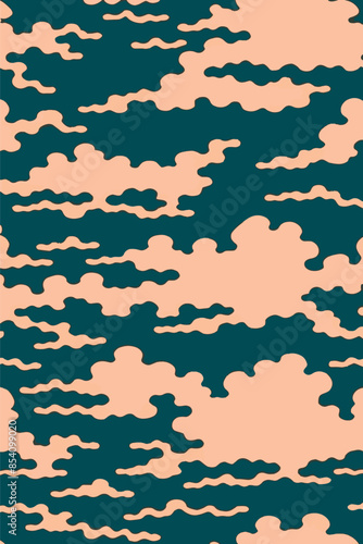 A collection of backgrounds with cloud patterns in a modern style. These vibrant and richly colored designs create unique and eye-catching compositions. Perfect for adding text and creating stylish vi