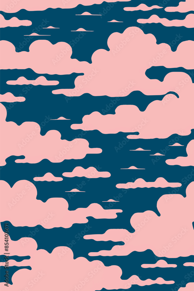 A collection of backgrounds with cloud patterns in a modern style. These vibrant and richly colored designs create unique and eye-catching compositions. Perfect for adding text and creating stylish vi