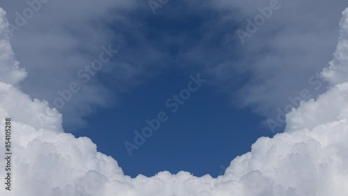 Parting of the Clouds Time Lapse Background