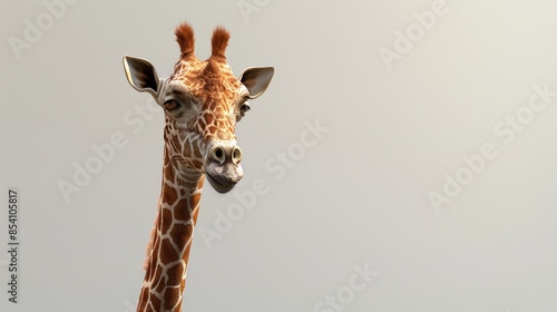 African Giraffe An Artiodactyl Mammal