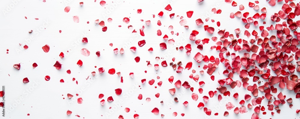 Vibrant Paint Splatters on White Background for Creative Projects Generative AI Vibrant Paint Splatters on White Background for Creative Projects Generative AI