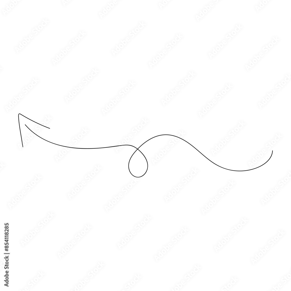 Doodle squiggle line arrow icon Doodle squiggle line arrow icon