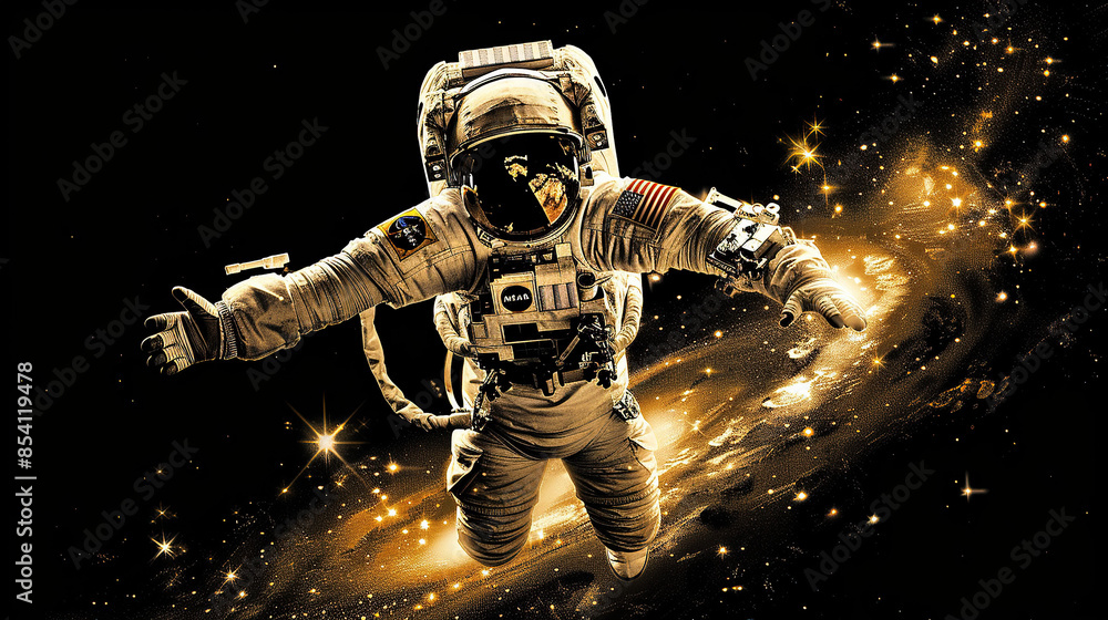 Fototapeta premium Astronaut in space