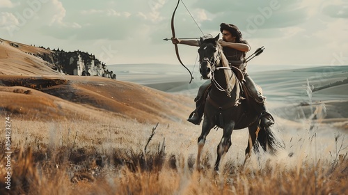 archery on horseback