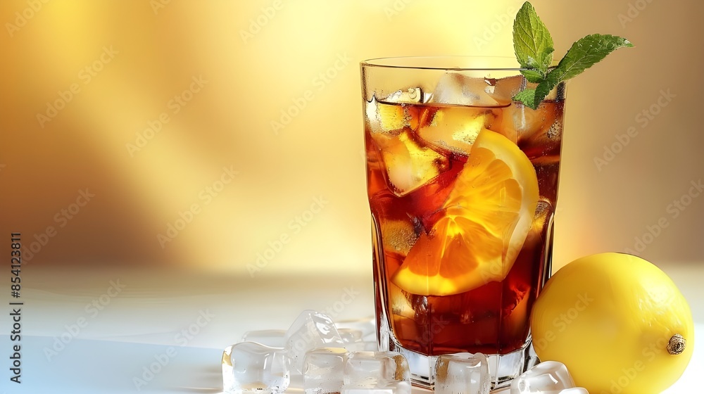 glass of iced tea glass of iced tea