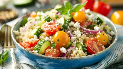 bowl of quinoa salad