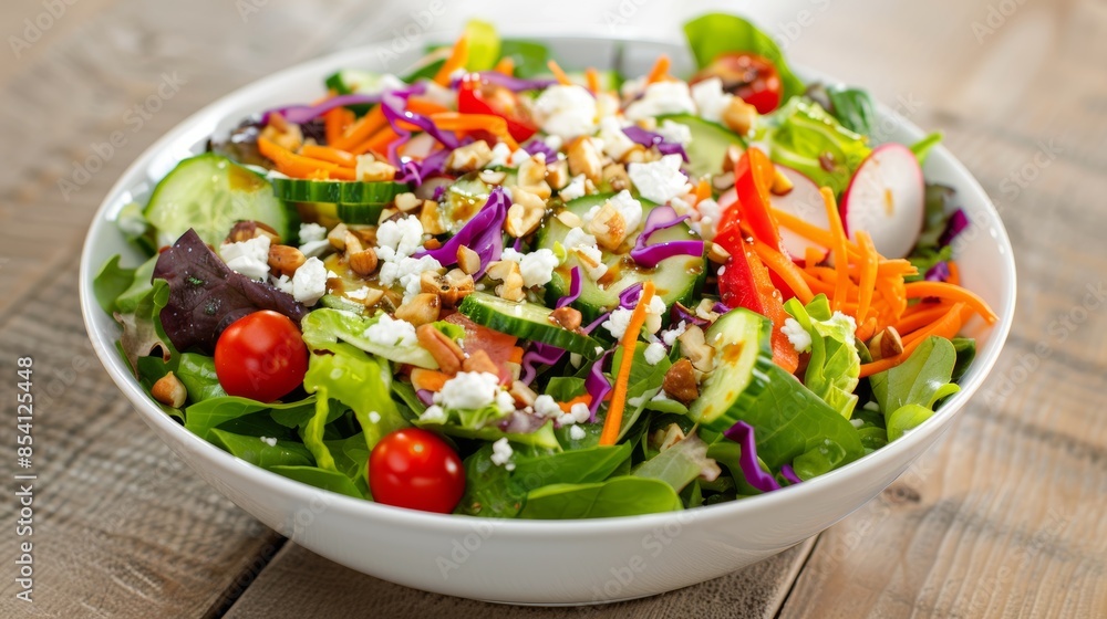 Fresh Salad Bowl for Healthy Eating Generative AI Fresh Salad Bowl for Healthy Eating Generative AI