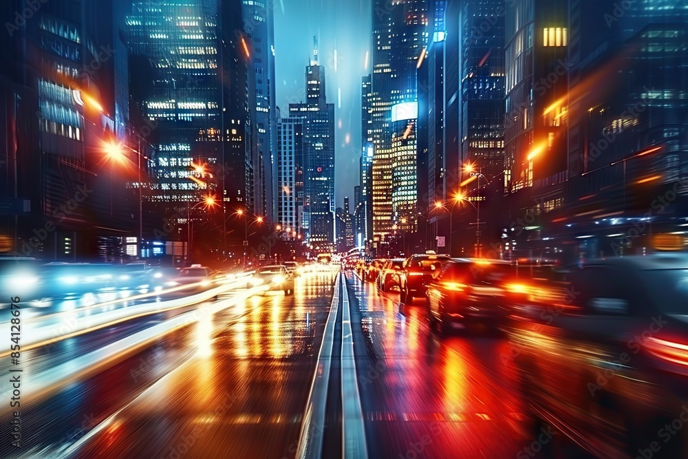 Nocturnal Urban Flow A Blurred Perspective of City Traffic at Night Nocturnal Urban Flow A Blurred Perspective of City Traffic at Night