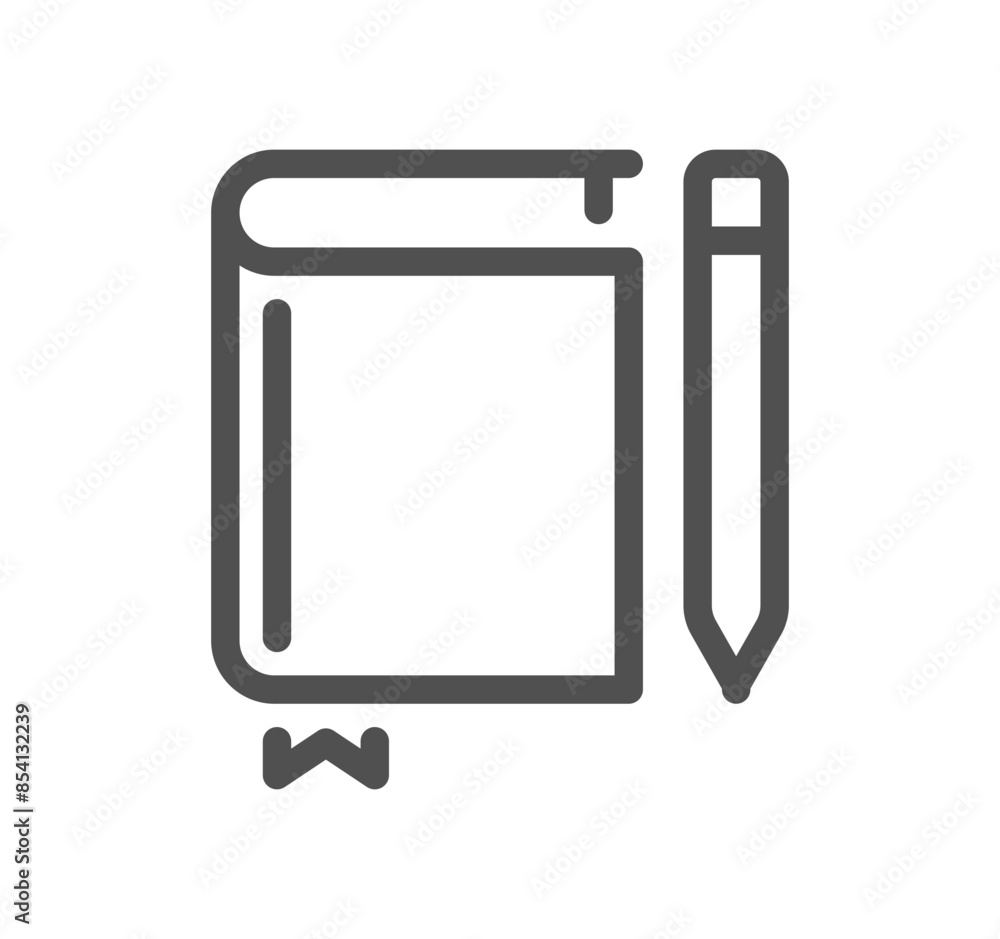 Books related icon outline and linear vector.
Books related icon outline and linear vector.