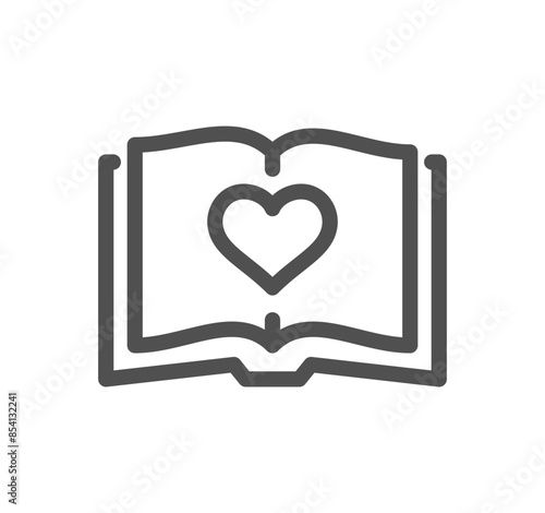 Books related icon outline and linear vector. 