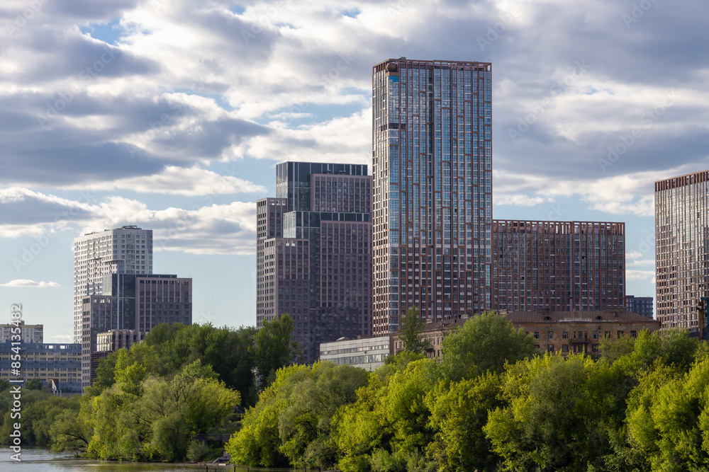 Fototapeta premium city skyscrapers