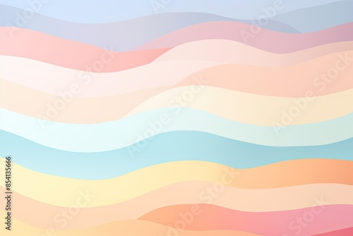 Pastel waves creating a soothing pattern.
