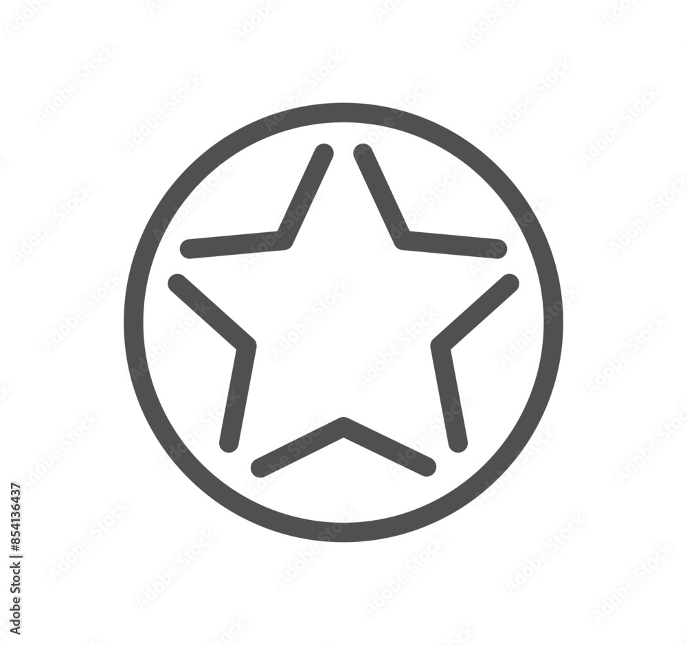 Star related icon outline and linear vector.
Star related icon outline and linear vector.
