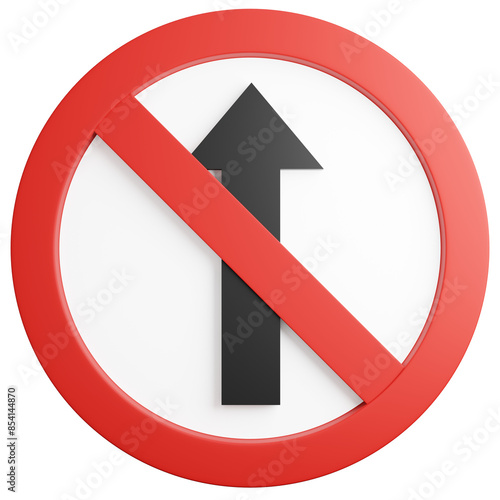 Free Download 3d render of traffic signs No entry. - GFXLoad