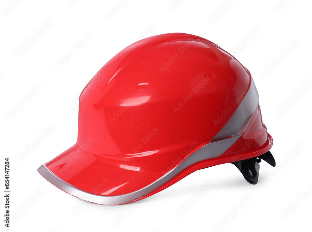 Orange hard hat isolated on white. Safety equipment Orange hard hat isolated on white. Safety equipment