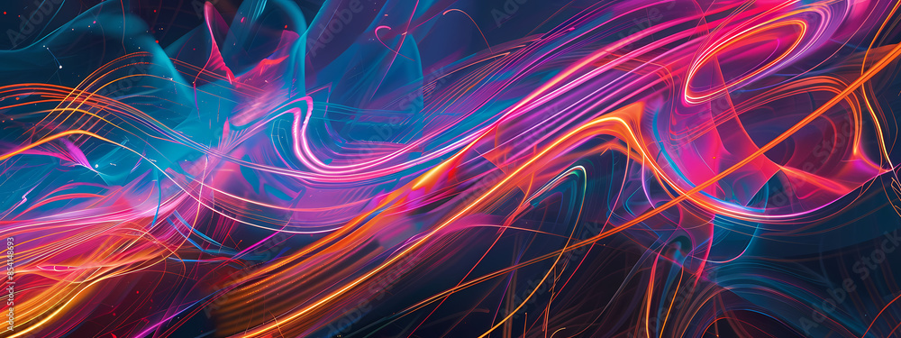Fototapeta premium Abstract Energies: Motion and Form
