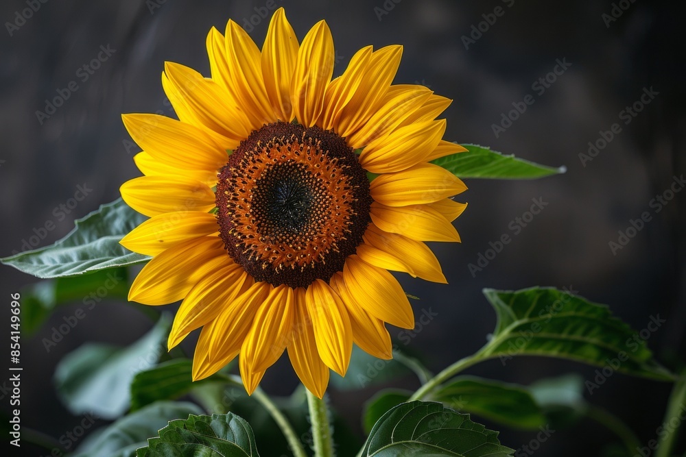 A Vibrant Sunflower in Bloom A Vibrant Sunflower in Bloom