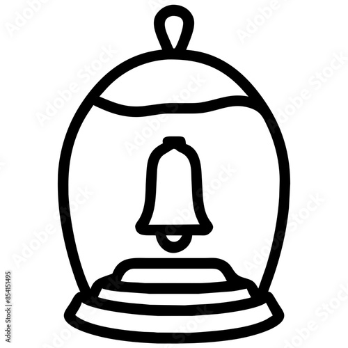 bell jar Outline Icons