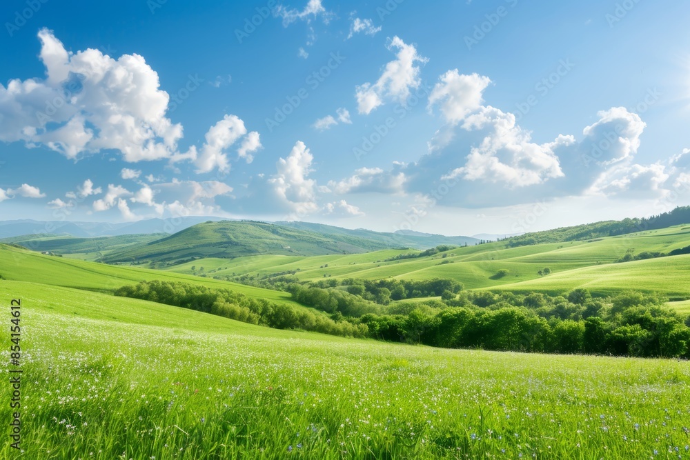 Serenity Found in Rolling Hills Generative AI Serenity Found in Rolling Hills Generative AI